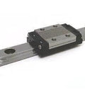 THK made in Japan 9mm Stainless Steel Linear Guideway System 210mm Long - one carriage Truck pack of 100, close-up view