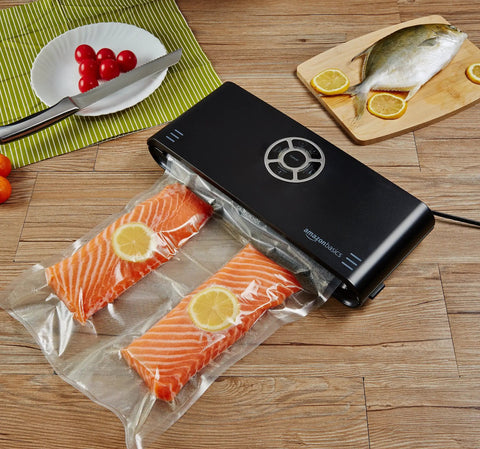 White Vacuum Sealer Bag Rolls Two Pack Heavy Duty Food Storage Compatible With Any Machine Hella Durable And Straight Up Essential For Freezer Safe Food Prep