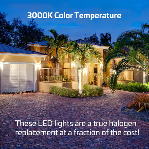 Bronze 12W Outdoor LED Flood Light Weatherproof Exterior Fixture With Adjustable Mounting Bracket Energy Efficient Yard Landscape Lighting