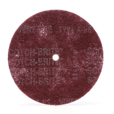 Beefy High Strength Satin Finishing Disc Eight Inch By One Half Inch Open Web Aluminum Oxide For Deburring And Metal Cleaning