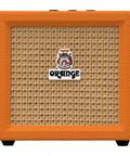 Front view of Crush Mini 3 Watt Guitar Amp Combo With Volume Shape And Gain Controls, Portable Practice Amp With Silent Headphone Output