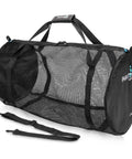 Mesh Duffle Bag For Scuba Gear No Fuss Snorkeling Spearfishing And Freediving Quick Dry Water Drain Rinse Directly In Bag Wide Full