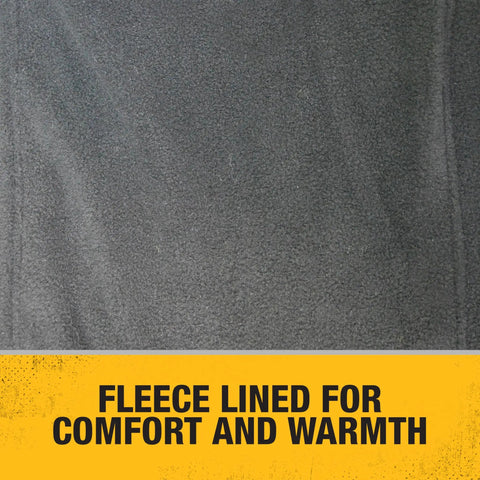 Close-up of cozy lined interior of Unisex Heated Heavy Duty Work Coat Without Battery Black Large Built For Cold Weather Water And Wind