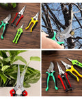 All-In-One Garden Pruning Kit With Stainless Steel Shears, U-Shaped Cutter, Gloves, And Storage Bag for Flowers, Herbs shown