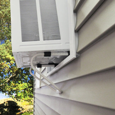 No Tools Tubular Air Conditioner Bracket For Inside Mount, Universal Bracket, Fits Walls Up To 10 Inches Thick, Supports Window AC