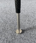 Retractable Magnetic Pickup Tool with 35 lb Pull Telescoping Extension in use on gray carpet