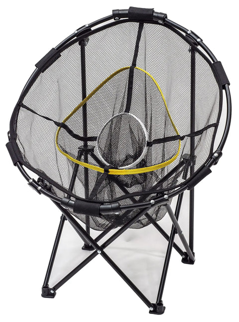 Collapsible Golf Chipping Net 23 Inch Folding Frame With 3 Target Baskets Portable Practice Net for left or right handed golfers