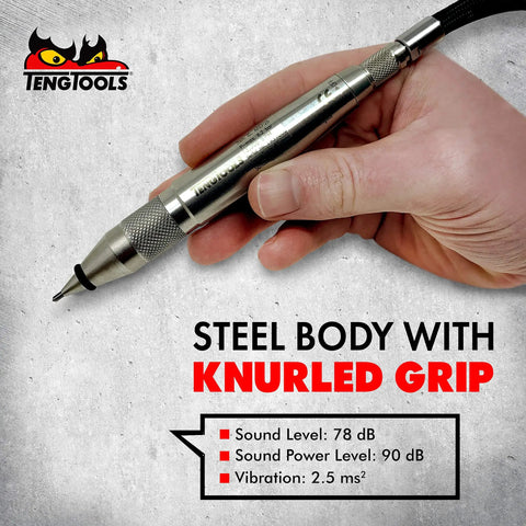 360 Degree Precision Steel Pneumatic Air Scribe Engraving Pen With Metal Stylus for Pro Grade Metal and Plastic Marking