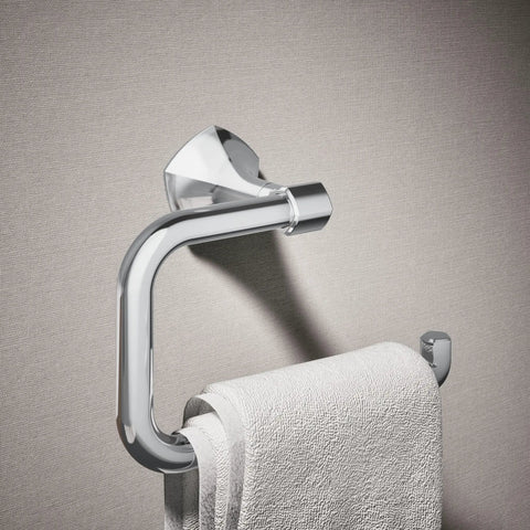 Occasion Towel Ring Premium Metal Bathroom Accessory With Corrosion And Tarnish Resistant Finish Holds Towel Against Wall