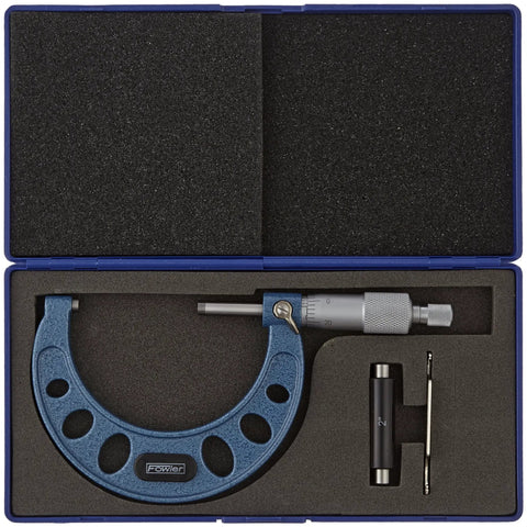 Outside Micrometer 2 To 3 Inch Range With Carbide Tipped Anvil And Spindle in protective case