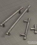 10 Pack Weathered Nickel Cabinet Pulls 7.5 Inch Overall Length With 192 Millimeter Center To Center Hole For Cabinets Drawers Closets And Furniture AL3089