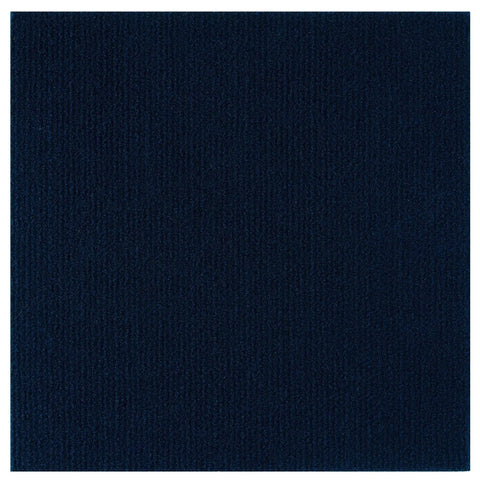 Close-up of navy blue Peel And Stick 12x12 Carpet Tiles Navy Blue 12 Tiles Self Adhesive Floor Tiles for DIY flooring.