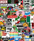 Patriotic Mexican Pride Sticker Pack For Helmets Laptops Water Bottles And Tool Boxes 100 Dope Durable Vinyl Decals Featuring Eagles Flags Tacos