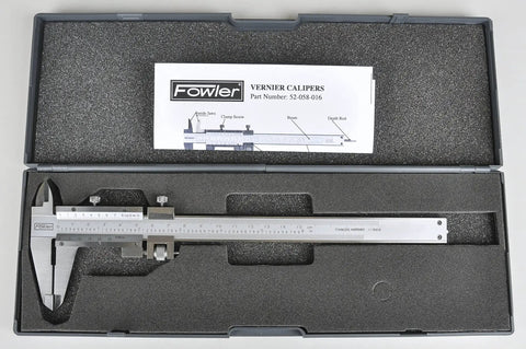 Vernier Caliper 0 To 6 Inch (0 To 150 Mm) Measuring Range Satin Chrome Stainless Steel in case