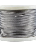 Coil of 1/8 Inch T316 Stainless Steel Wire Rope For Cable Railing Marine Grade Outdoor Ready And Rust Resistant Pro Grade 500 Ft