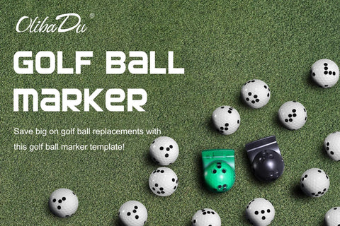 Golf Ball Marker Stencil For Launch Monitors Easy No Brainer Way To Mark Any Golf Ball For MLM2PRO Durable Green Template
