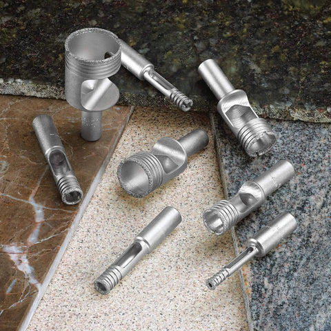 Diamond Welded Tip 1 Inch Drill Bit For Tile And Porcelain Built To Last With Continuous Water Feed Core Ejection Slot