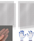 Set Of Four 13x9 Inch 20 Mesh Stainless Steel Wire Mesh Sheets 304 Rustproof Metal Screen For DIY Crafts Vent Covers Garden Fencing