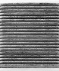 Premium Cabin Air Filter With Activated Carbon Replacement For Toyota Highlander 2001 To 2007, close-up view of filter surface.