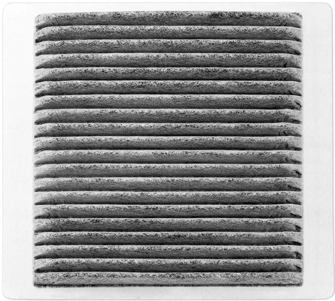 Premium Cabin Air Filter With Activated Carbon Replacement For Toyota Highlander 2001 To 2007, close-up view of filter surface.