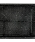 Non-Stick Air Fryer Tray Bakeware Set for Oven 13 by 9 Inch Two Piece with Crisper Pan and Cookie Sheet Stainless Steel With Easy Release Coating No Butter No Oil Needed No Fuss Cleanup Black, showing black crisper tray