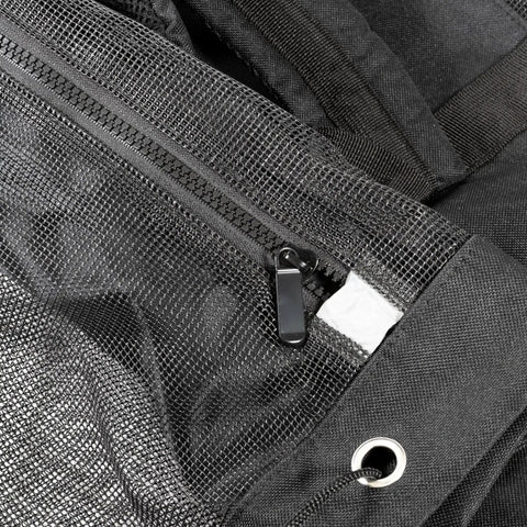 Close-up of breathable mesh design on Mesh Scuba Diving Bag Backpack For Snorkeling Gear And Water Sports Equipment Carrier With Comfortable Straps