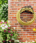 Heavy Duty Metal Hose Holder Wall Mount For Outdoor Yard Solid Iron Garden Hose Reel Organizer Waterproof