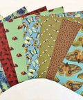 Bug Pattern Origami Paper Pack With 100 Sheets In 6 Inch Size 15 Cm Printed With 8 Different Bug Designs displayed