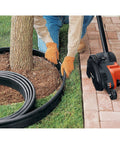 2 In 1 Electric Lawn Edger And Trencher With 12 Amp Corded Power, 7.5 Inch Cutting Width edging along driveway and garden bed