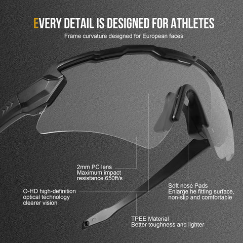 Range Ready Badass Tactical Shooting Glasses With Sick Anti Fog Coating And Legit Impact Resistance Featuring Three Swappable Tinted Lenses Plus Rugged Hardside Travel Case