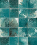 Kings Luxe Tradition Square Green Porcelain Wall Tile Glazed With Mixed Texture And Moderate Tone Variation For Wall Installations