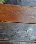 Concrete pavers made using Two Piece Concrete Mold Set With Realistic Old Wood Look For Garden Stepping Stones Patio