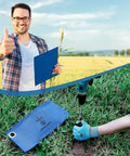 Versatile Soil Sampler Drill Set With Adjustable Depth Tubes For Sweatless No Mess Cleanup In Compact Soils in action