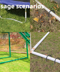 Heavy Duty Set Of 20 12 Inch Garden Ground Stakes Galvanized Steel J Shape Hooks Rebar Anchors securing outdoor structures