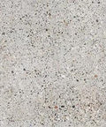 Venecia Dieciocho Seventeen Point Seven Five Inch Square Porcelain Floor And Wall Tile, Gray speckled texture, close-up view