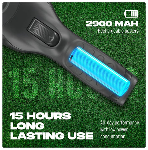 Close-up of All In One Thermal Imaging Camera battery with 2900 mAh capacity and 15-hour life for HVAC inspections.