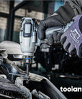 Top Shelf 1/2 Inch Drive T50 Torx Impact Sockets 2 Piece Set Built From Heavy Duty S2 Alloy Steel With Precision Heat Treatment in use on a vehicle.