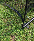 Corner of Portable Golf Practice Net For Indoor And Outdoor Swing Training With Quick Setup And Large 8 By 8 Feet Hitting Area