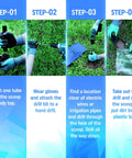 Versatile Soil Sampler Drill Set With Adjustable Depth Tubes For Sweatless No Mess Cleanup In Compact Soils demonstration steps