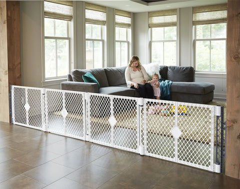 Wall Mount Kit For Baby Play Yards Extends Your Superyard Across Wide Open Spaces, Works With Up To Six Panels, Fits Superyard Play Pens