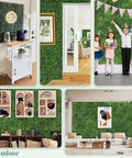 Easy Install Faux Ivy Privacy Screen Made From Artificial Boxwood Roll Panels 48 X 120 Inches Coverage About 40 Sq Ft UV Resistant Durable Green Wall Decor For Indoor Spaces