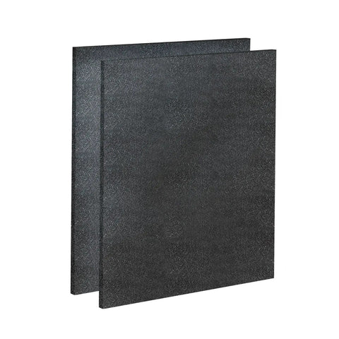Replacement Carbon Filters 2 Pack For AC300 AC350 AC500 AC550 Air Purifiers Black Odor Control That Captures Odors And Large Particles