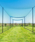 35 Ft Ultimate Baseball Batting Cage With Net And Poles Package, Heavy Duty #42 Net, durable backyard practice cage setup