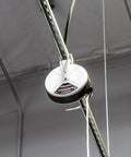 Ceiling-mounted Built Tough 30 Foot Cord Reel With Triple Tap Outlet And Inline Circuit Breaker 13 Amp 125 250 Volt 120 Volt