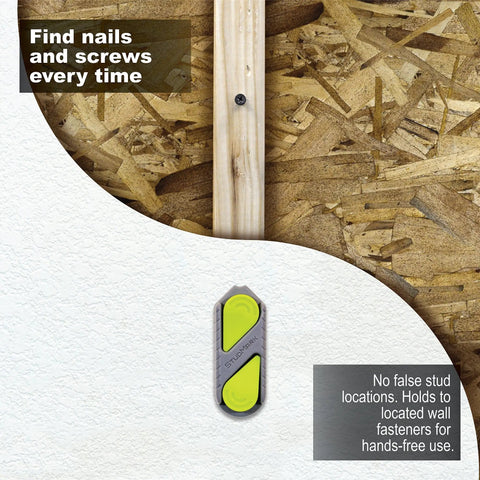 Magnetic Stud Finder with Two Removable Markers Lets You Mark Up To Three Stud Locations No Batteries Needed Updated 2020 in action