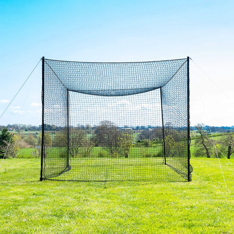 Ultimate Baseball Batting Cage System With Durable Frame And Flexible Lengths From 20 Ft To 70 Ft, Complete Home Practice Kit
