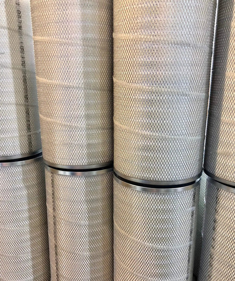Heavy Duty Replacement Dust Collector Filter For Donaldson, Clark, AAF, TDC Open Pans 26 Inch Tall 13.84 Inch Outer Diameter