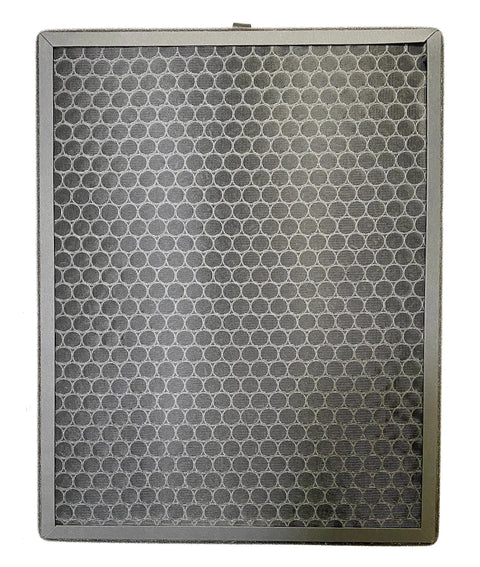True HEPA Filter Replacement for Breathe Flex 45i Air Purifier with Activated Charcoal, front view showing mesh pattern.