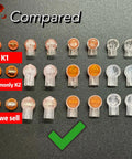 Comparison of 50 Pack UY2 K2 Gel Filled Waterproof IDC Wire Splice Connectors and other models.