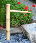 Epic 36 Inch Bamboo Fountain With Pump For In Ground Disappearing Water Features Outdoor Garden Waterfall For Ponds And Buried Basins